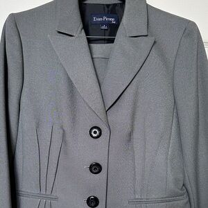 Evan Picone Gray Women's Suit Jacket